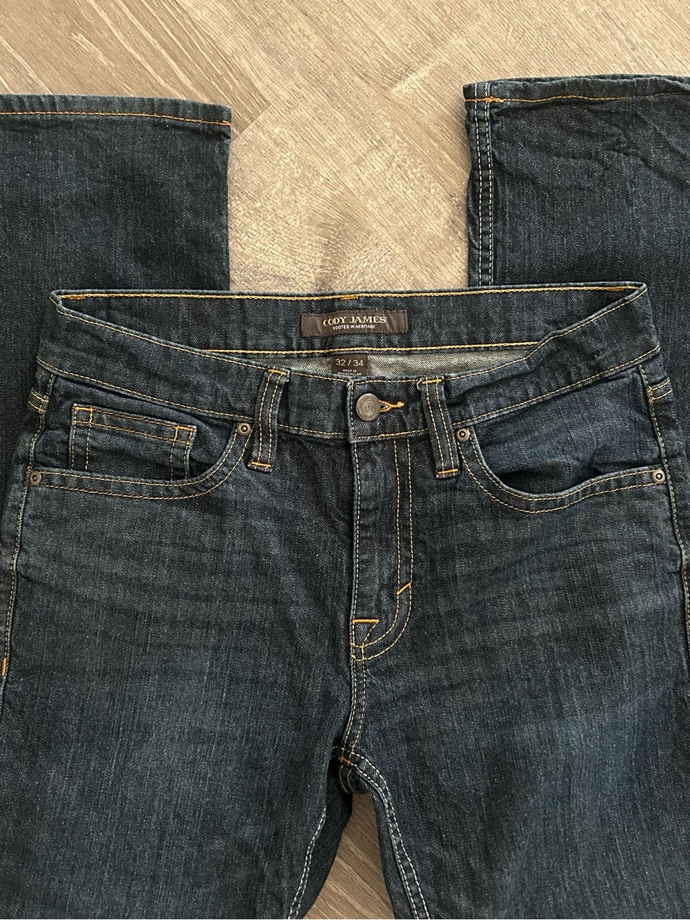 Cody James Boot Cut Dark Blue Men's Jeans